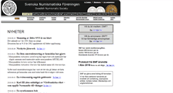 Desktop Screenshot of numismatik.se