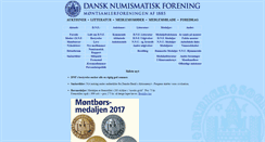 Desktop Screenshot of numismatik.dk